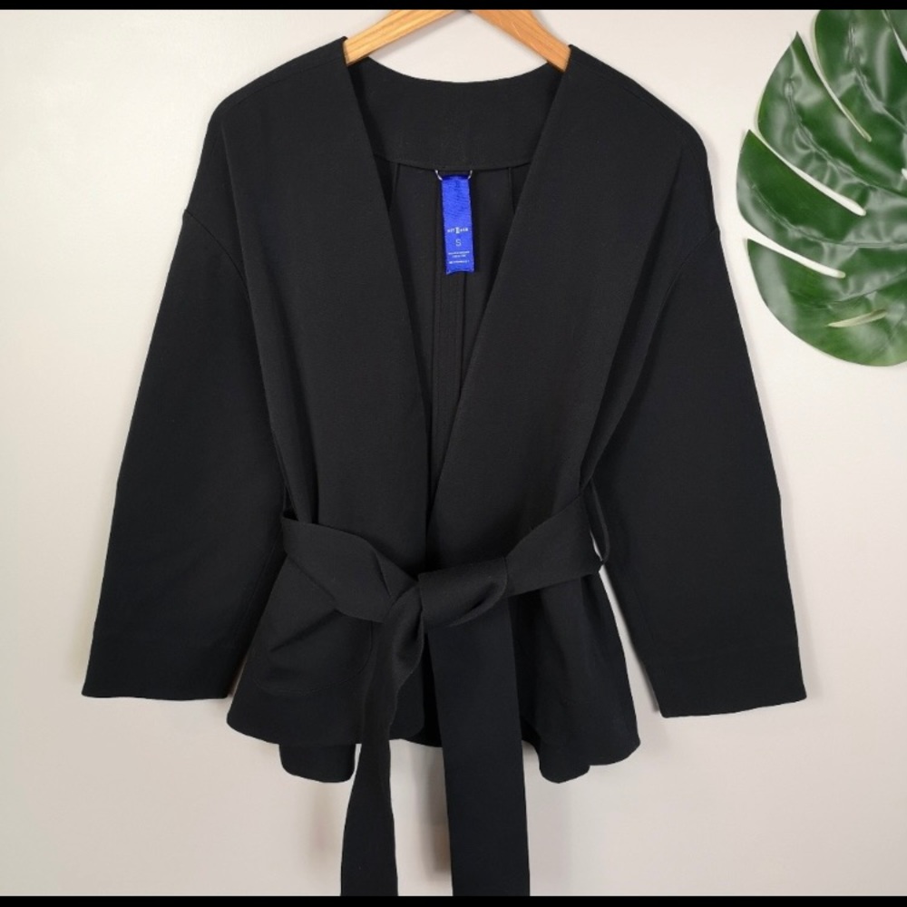 Kit and Ace Black Belted Blazer